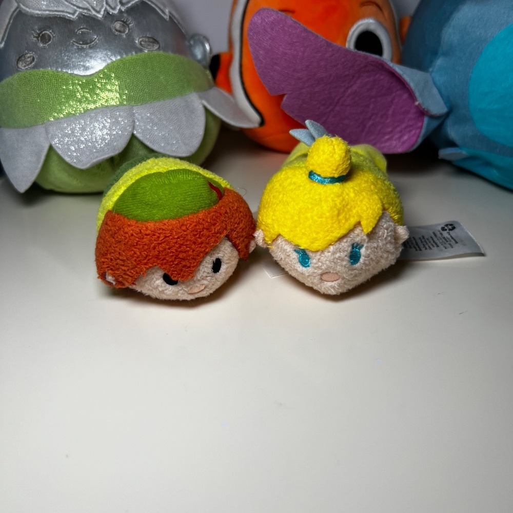 Lot of Assorted Disney Plush Tsum Squishmallow Stitch Tinkerbell Nemo Stuffies - Picture 2 of 6